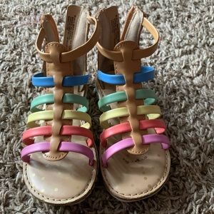 Rainbow Gladiator Sandals